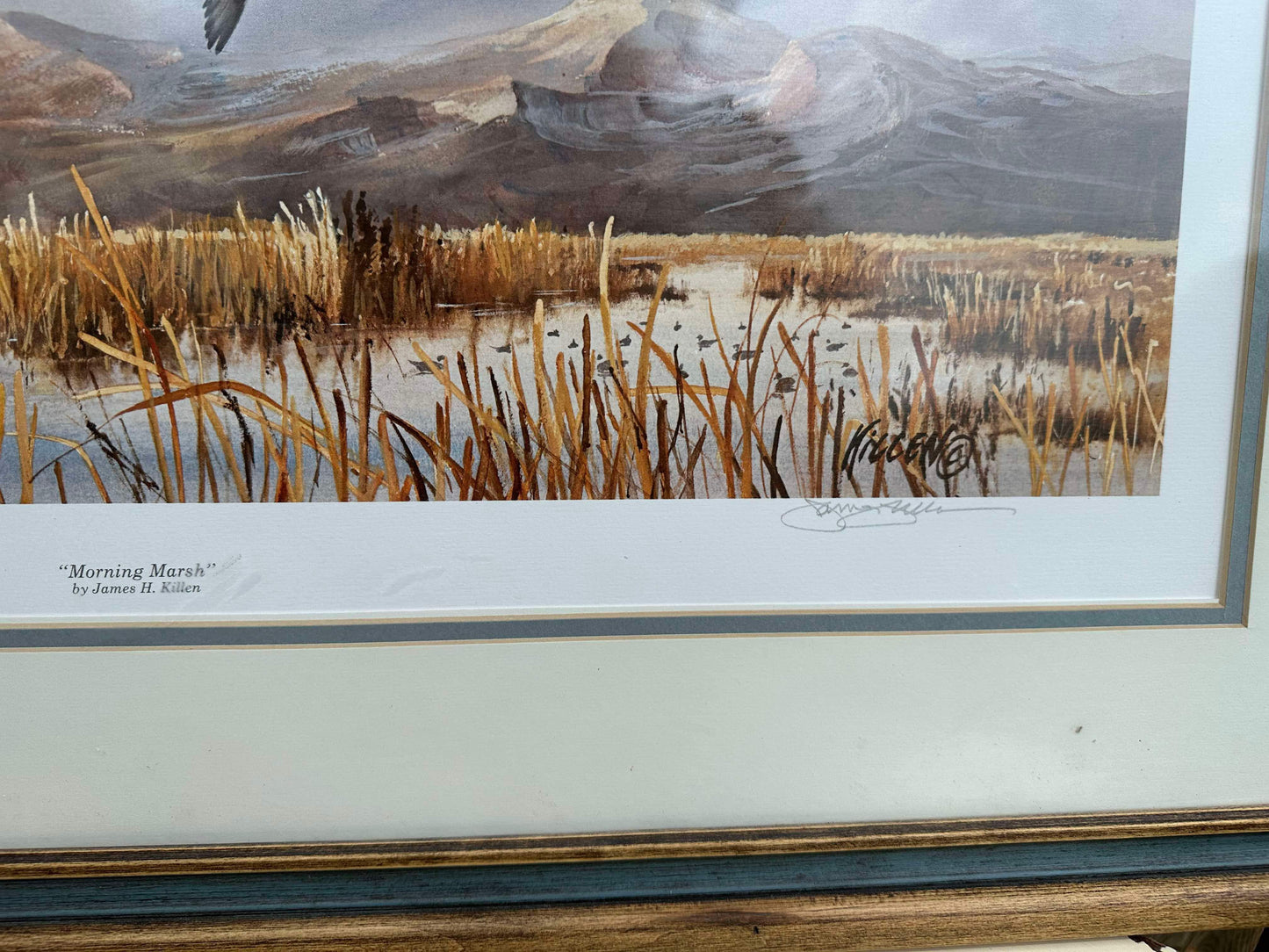 James Killen Pintail Duck Art Print “Morning Marsh’’ #1348/3200