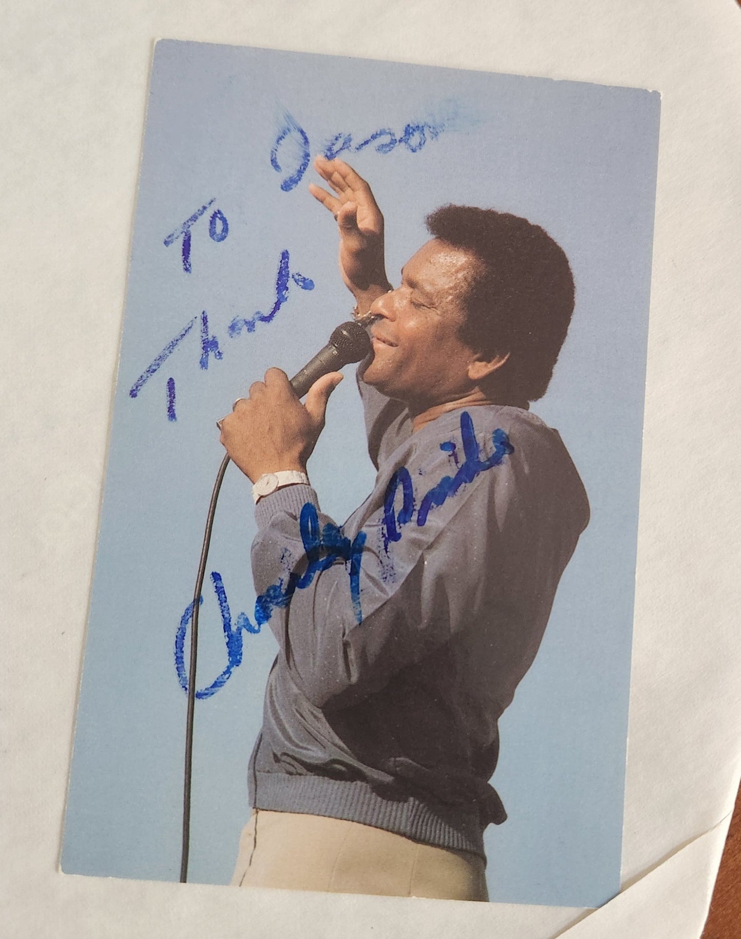 Autographed Signature Vinyl: Charley Pride "The Best There Is" Album LP, 1986, RCA Records.