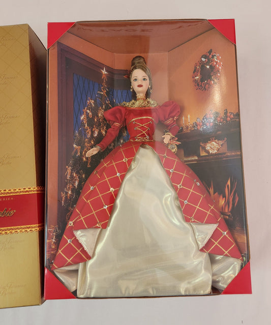 1999 Holiday Treasures Barbie Doll First in a Series Collector's Club Exclusive