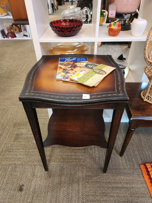 Vintage Wood Side Table