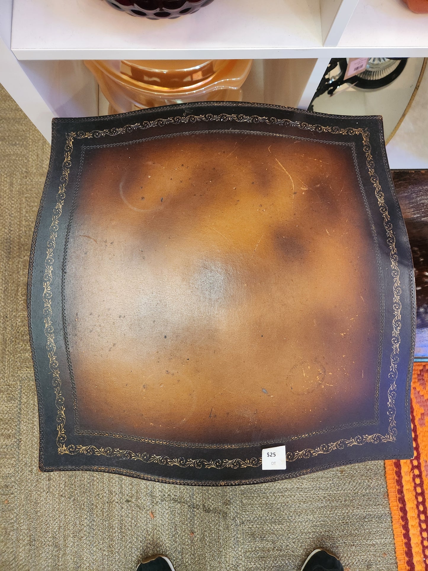 Vintage Wood Side Table