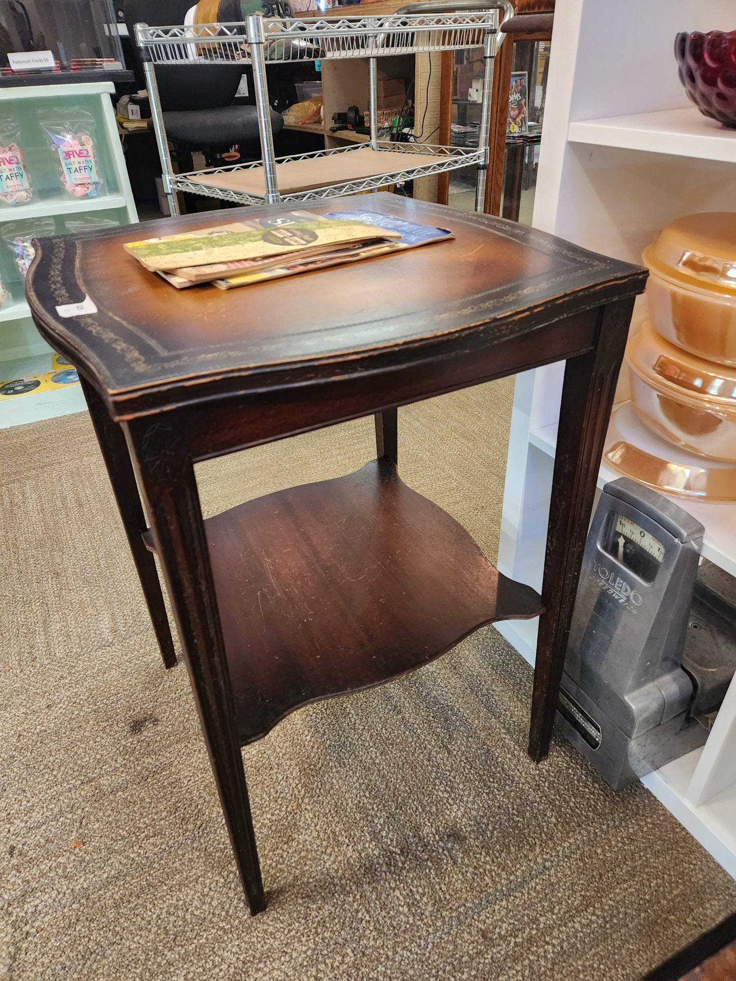 Vintage Wood Side Table