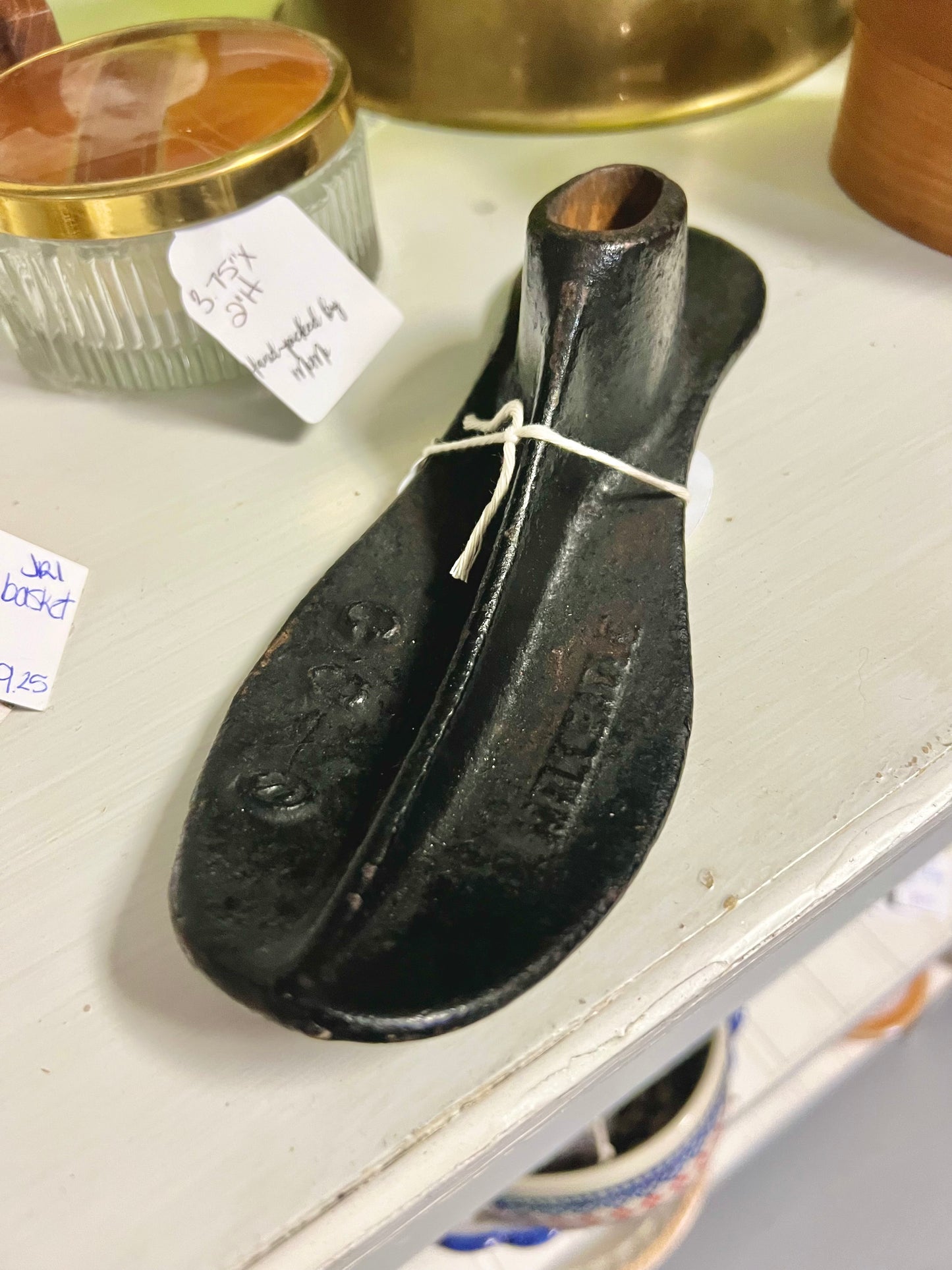 Cast Iron Cobblers Shoe Form