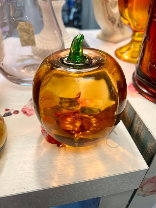 Blenko Art Glass Pumpkin