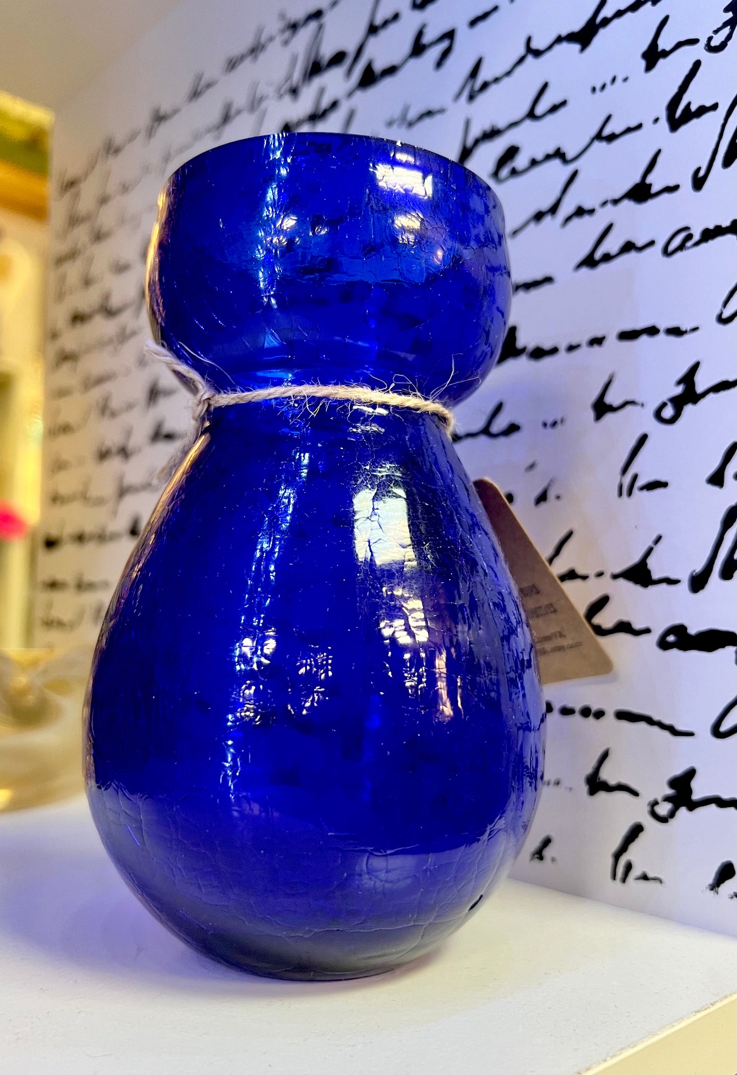 MCM Blenko Style Cobalt Blue Bud Vase | Wayne Husted