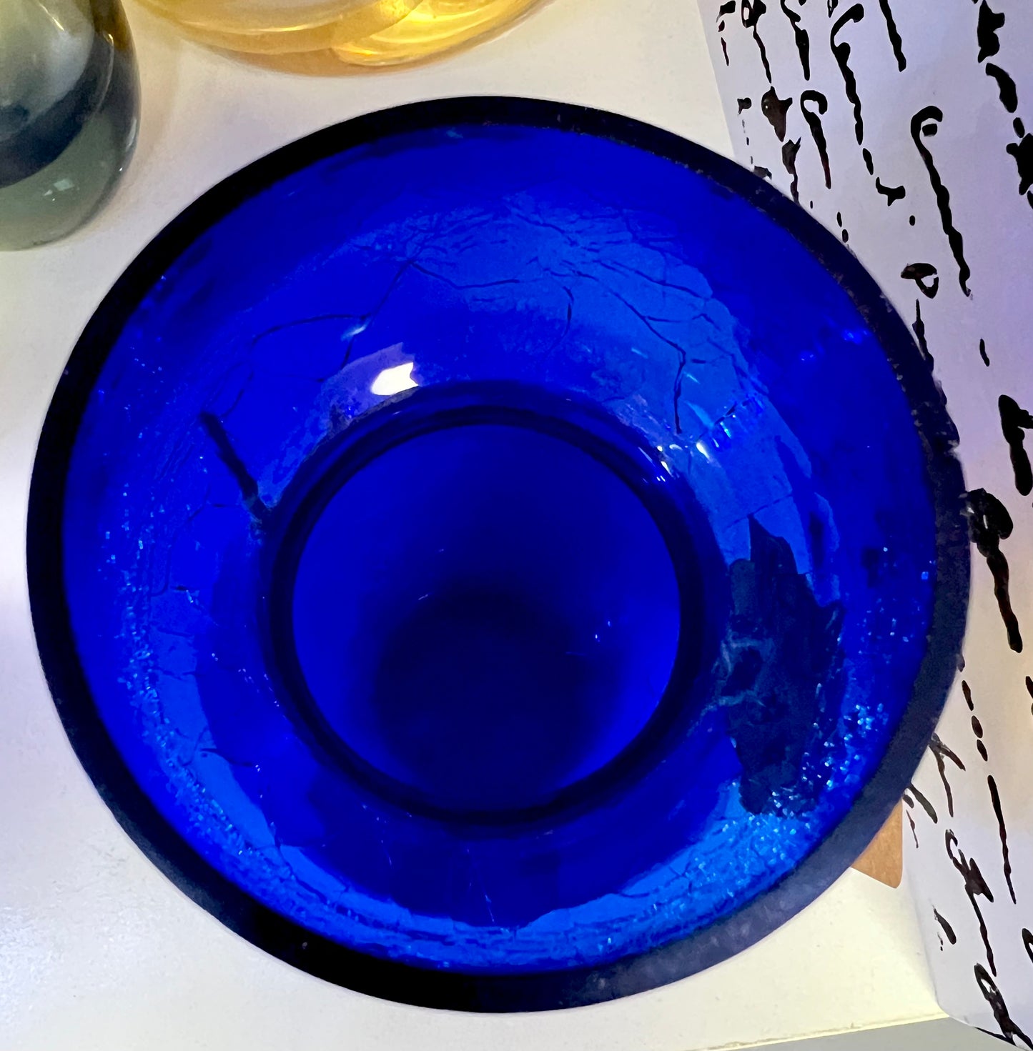 MCM Blenko Style Cobalt Blue Bud Vase | Wayne Husted