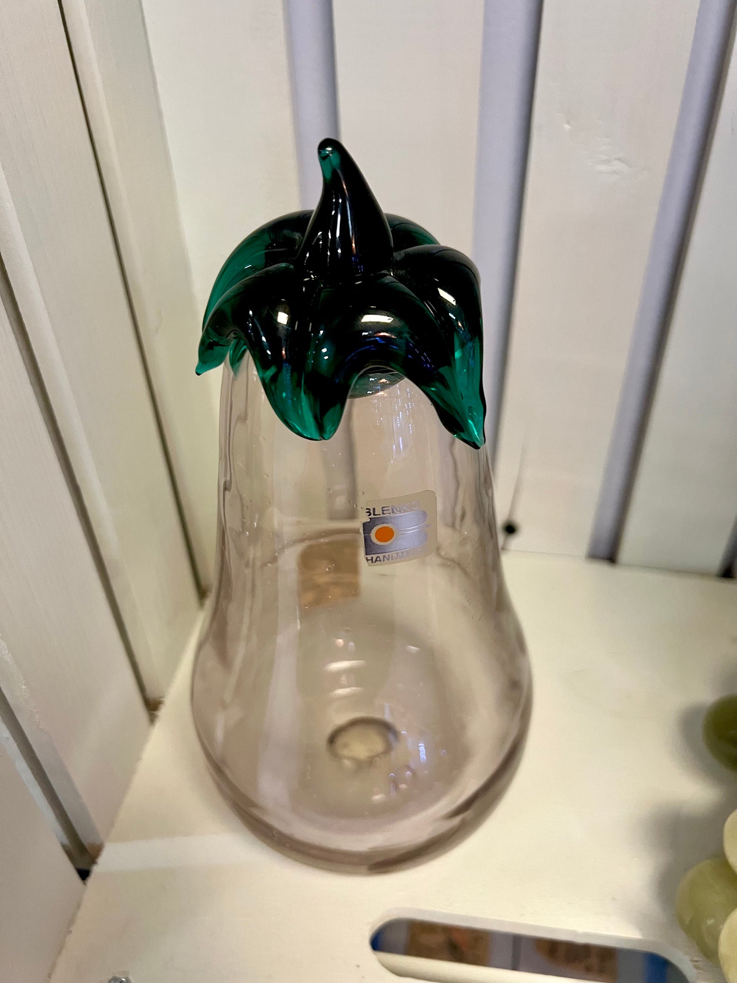 Blenko Art Glass Eggplant