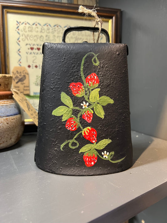 Antique Hand Painted Cowbell