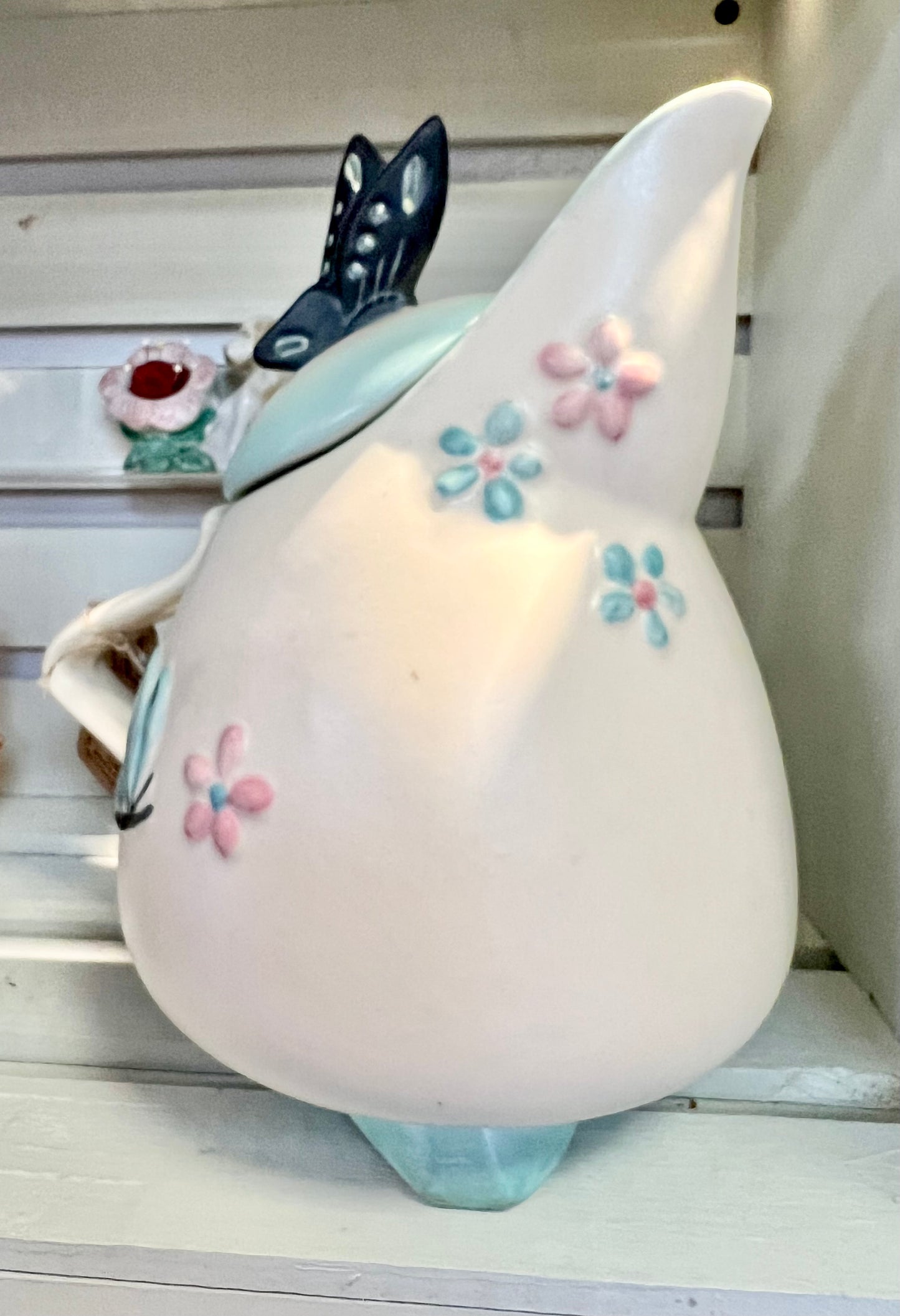 Hull Pottery Butterfly Teapot 1956 | MCM