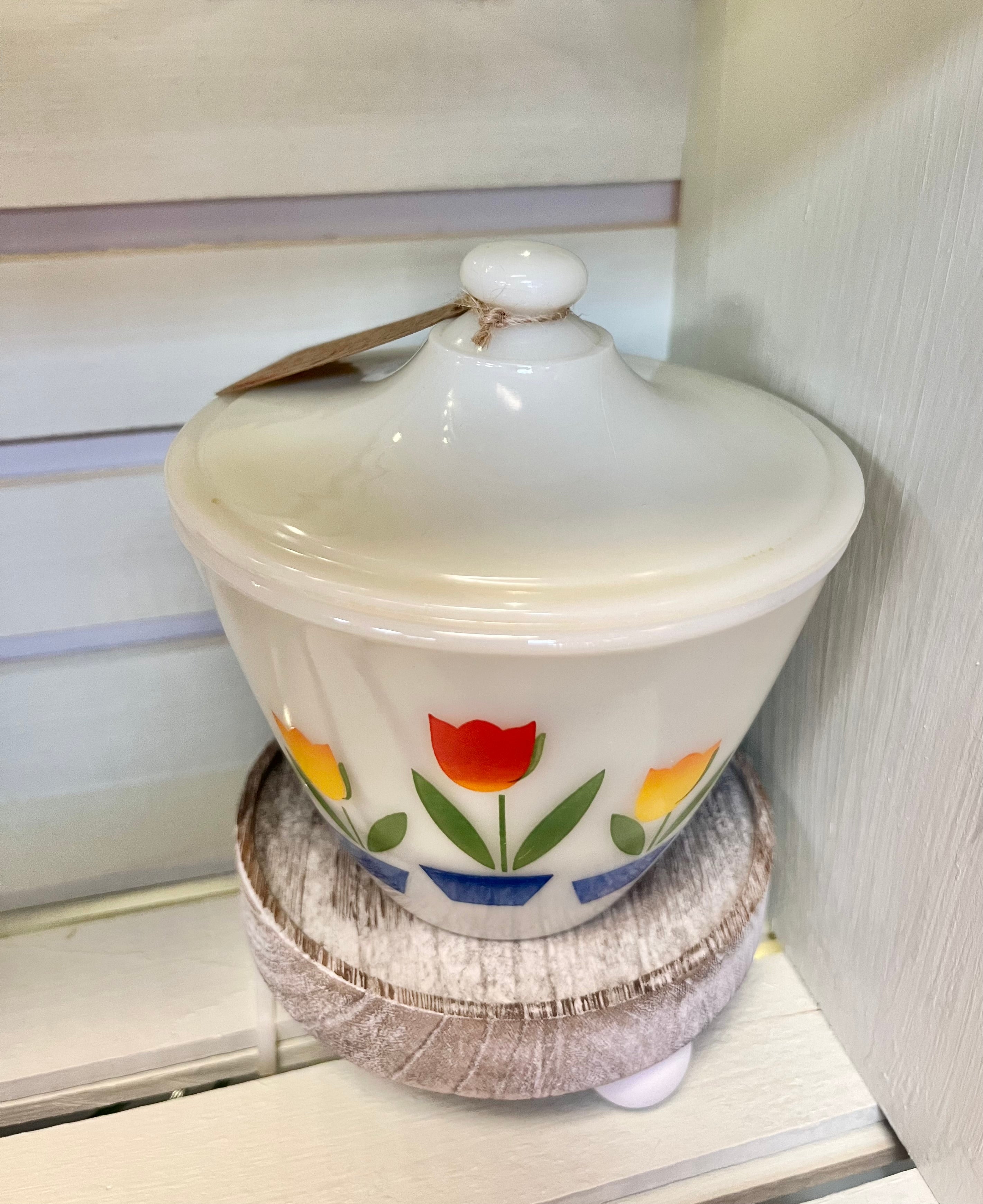 Fire King popular Tulip Bowl