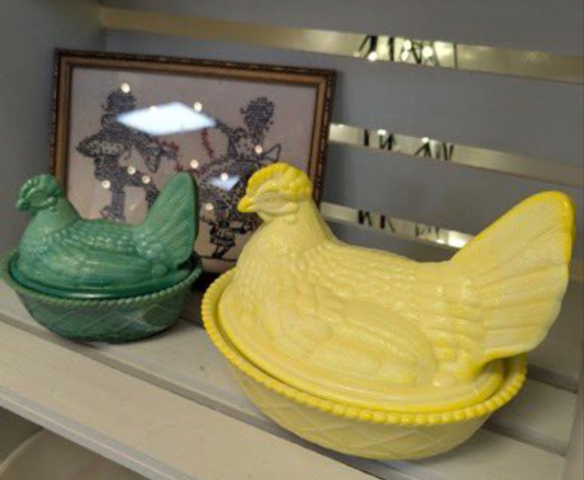 Hens on Nests