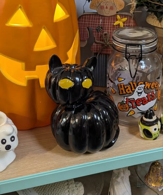 Black Pumpkin Cat