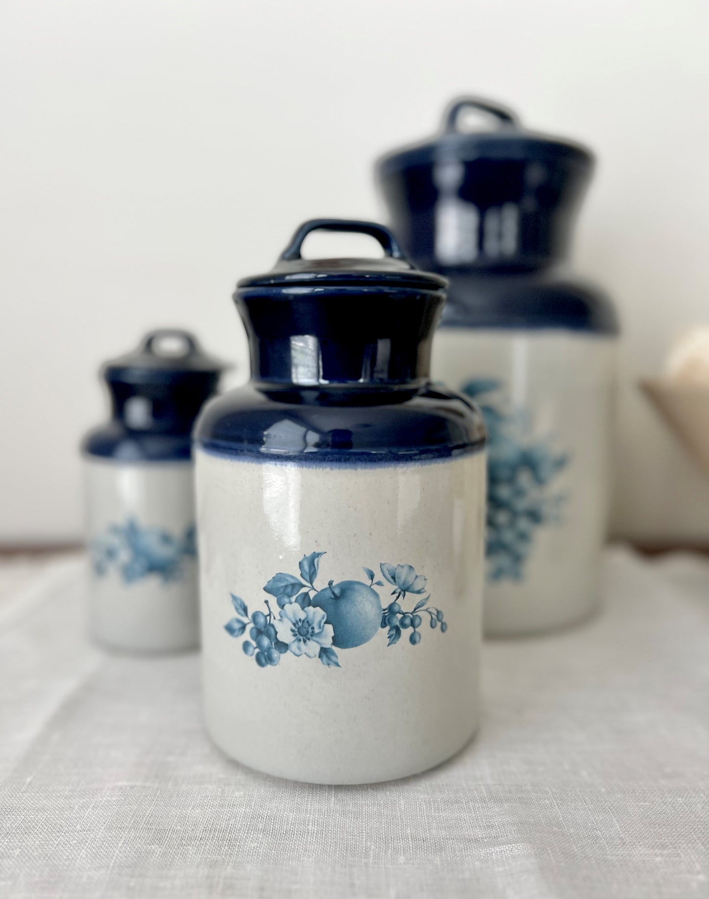 McCoy USA Pottery Canisters | Milk Jug Shaped | Set of 3