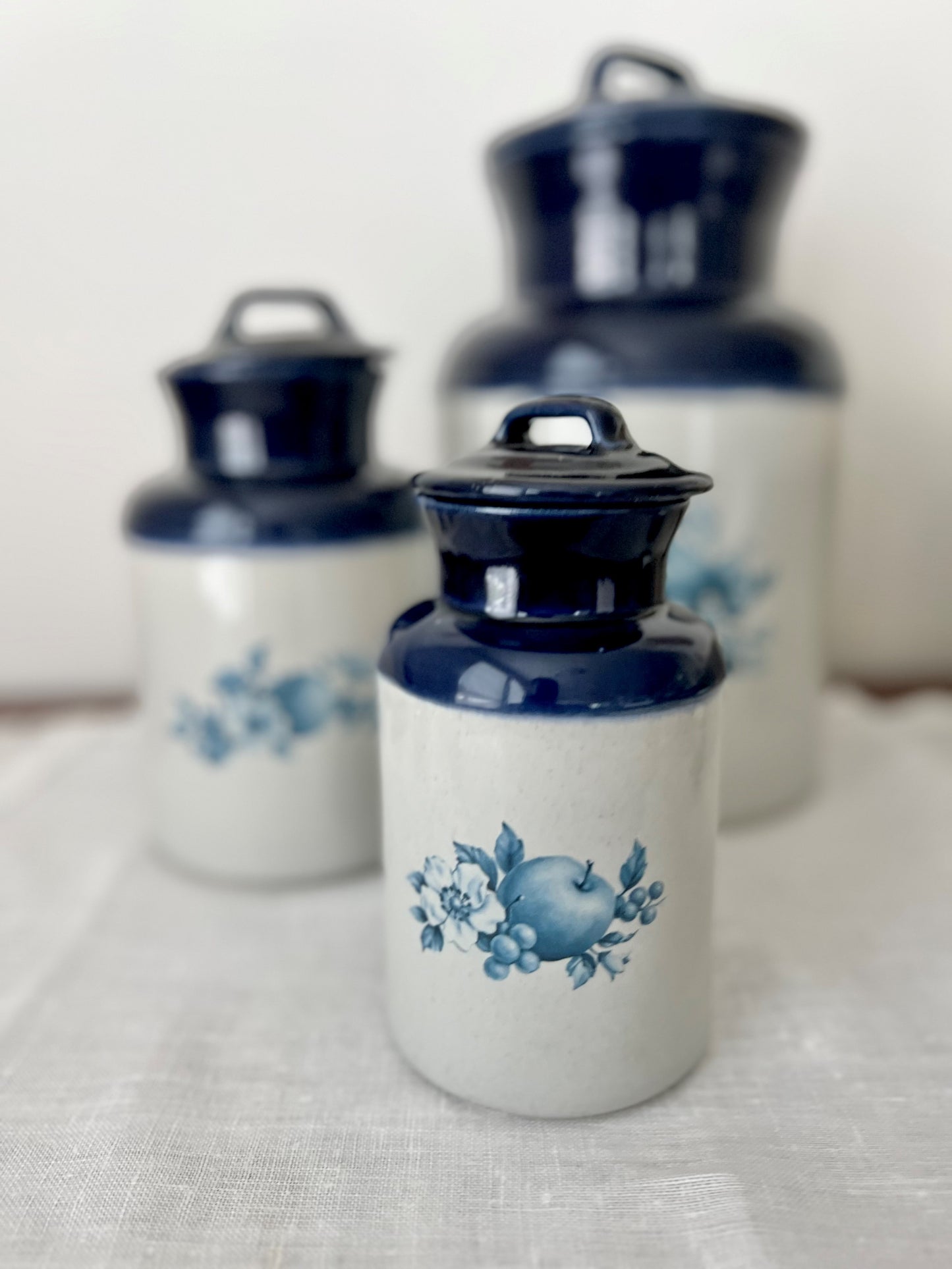 McCoy USA Pottery Canisters | Milk Jug Shaped | Set of 3