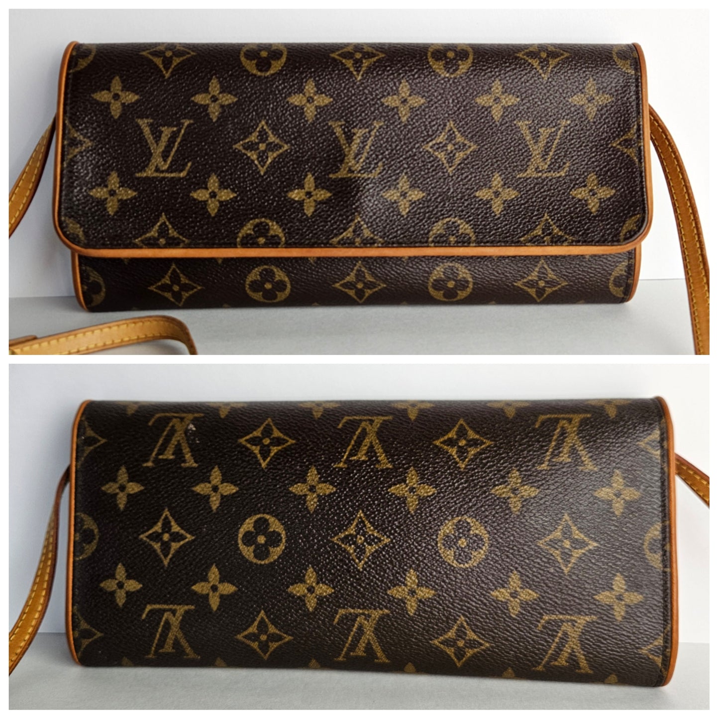 Authentic Pochette Twin GM Monogram