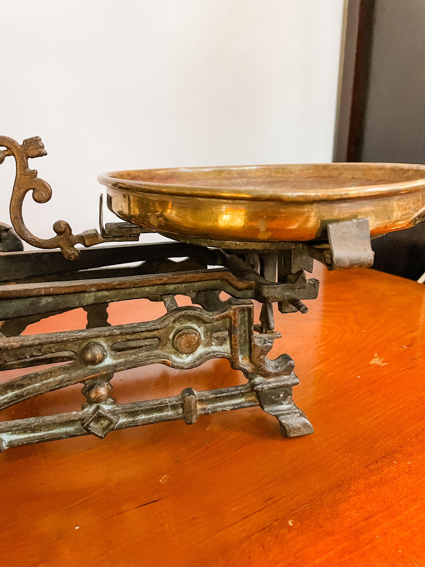 Antique Cast Iron & Brass Scale - Weighing in on Vintage Charm