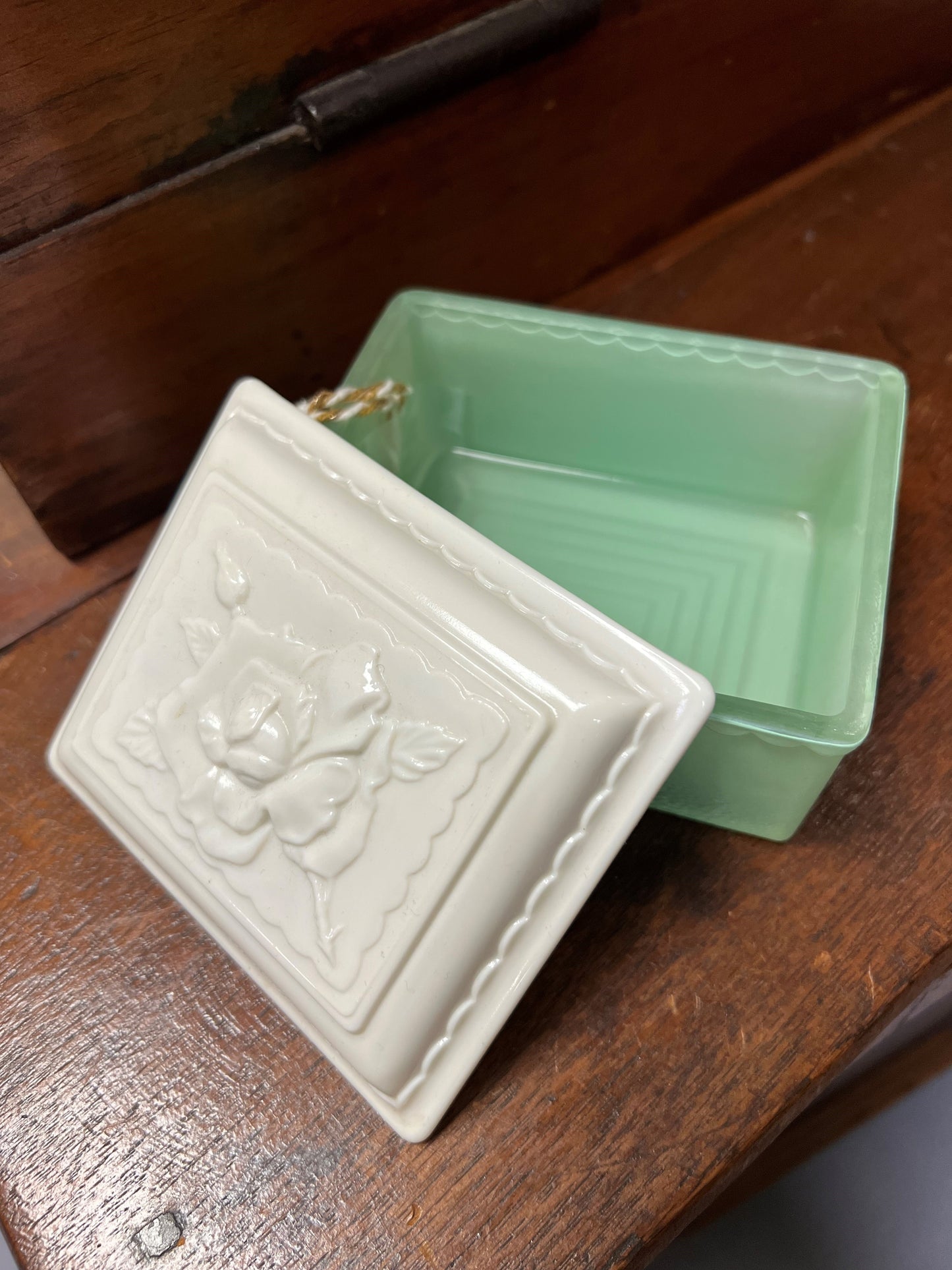 Anchor Hocking Trinket Dish | Green