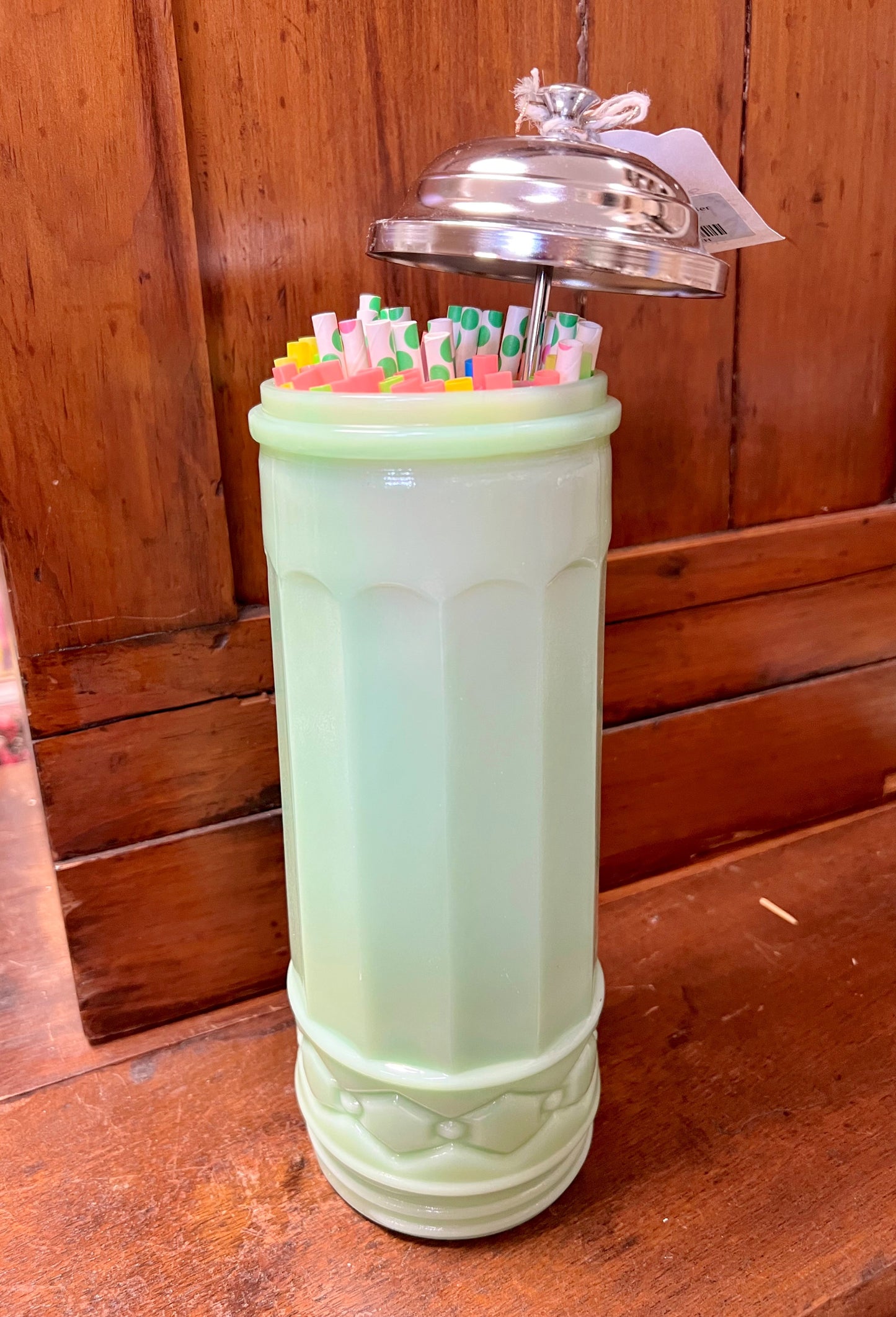 Straw Holder in Green