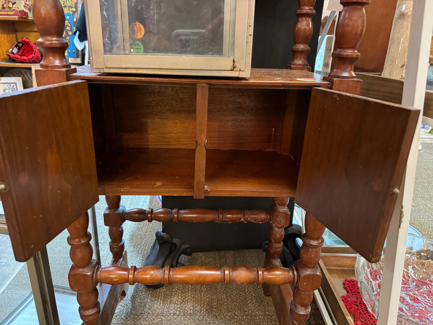 Wooden Humidor Style Cabinet