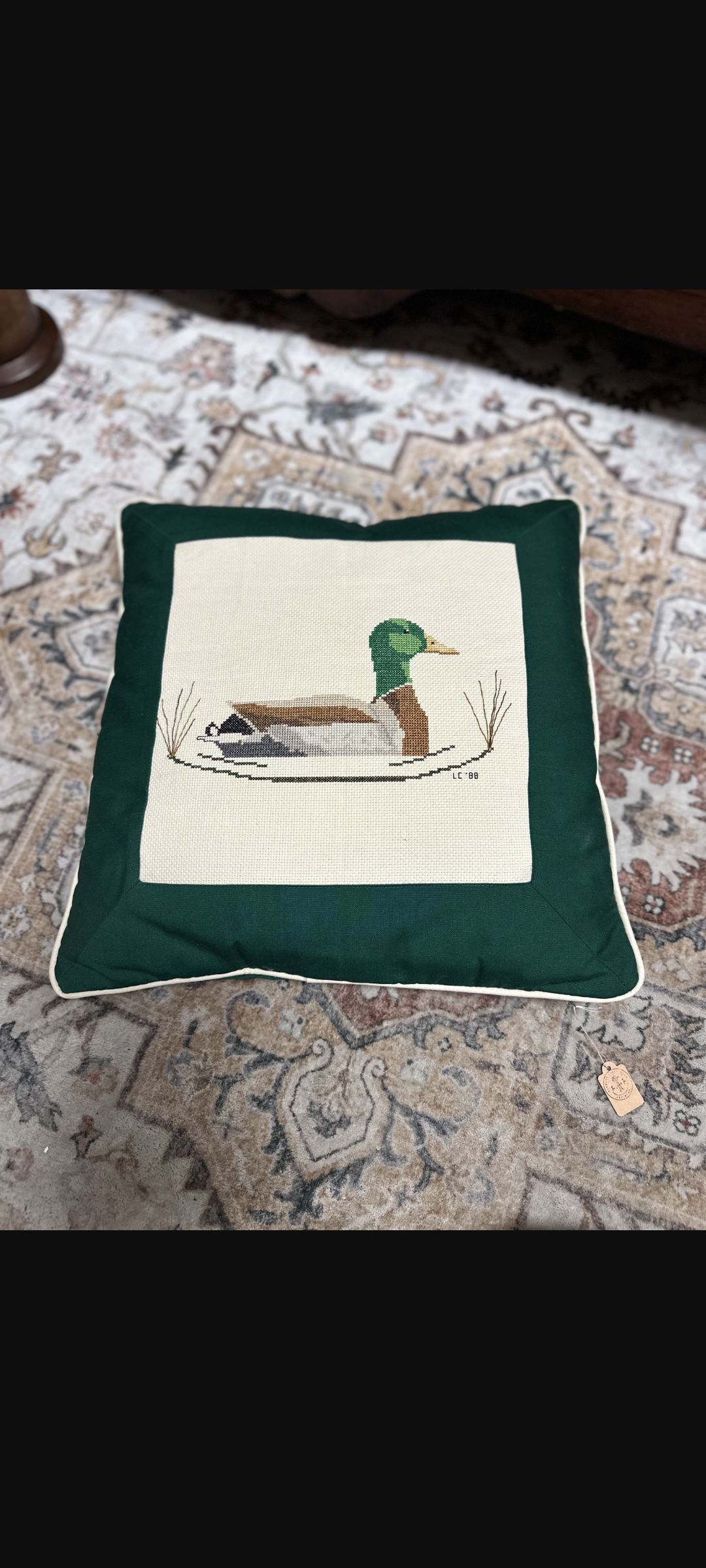 Duck Cross Stitch Pillows (2)