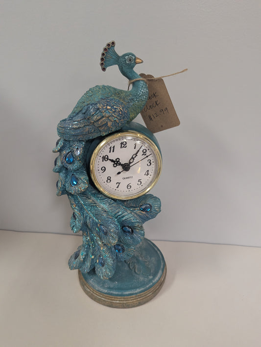 Peacock Clock
