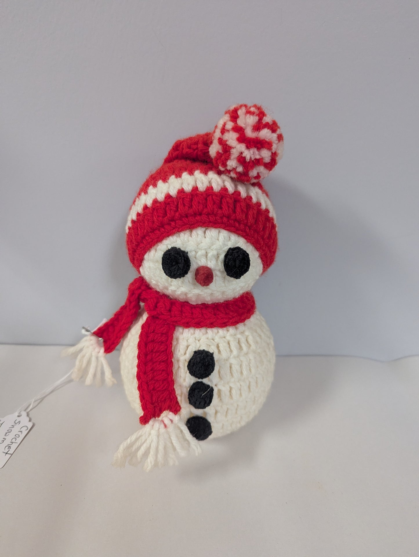 Vintage Crochet Snowman