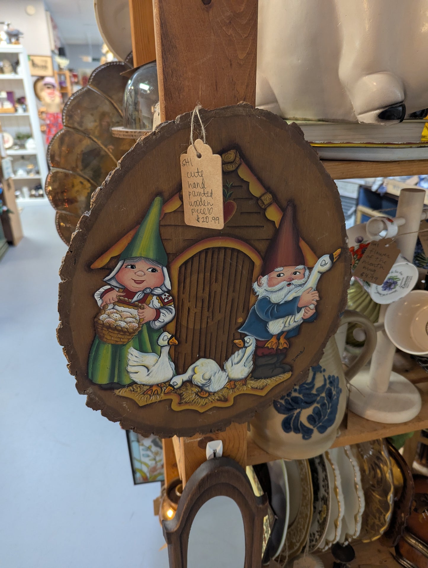 Wooden Gnome Art