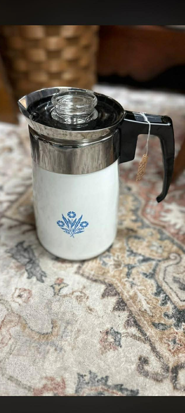 Percolator and Glass Chicken